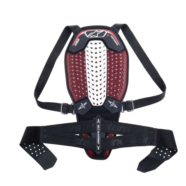 Alpinestars Alpinestars Nucleon Plasma Back Protector With Strap Black White Red